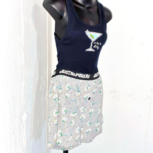 Dirty Martini PJ Set - Austin Powers Boxers and Be as you Are Top - Size Large - Picture 12 of 13